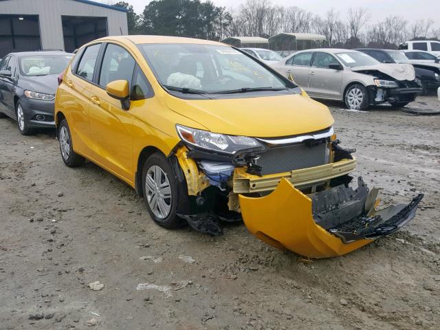 3HGGK5H45JM726949 - 2018 HONDA FIT LX YELLOW photo 1