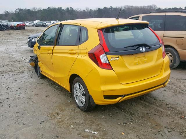 3HGGK5H45JM726949 - 2018 HONDA FIT LX YELLOW photo 3