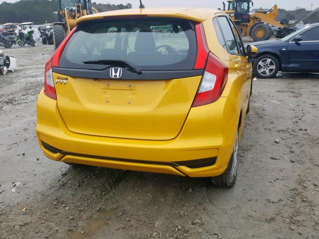 3HGGK5H45JM726949 - 2018 HONDA FIT LX YELLOW photo 9