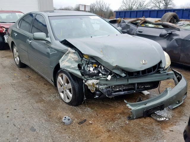 JTHBA30G965151739 - 2006 LEXUS ES 330 GREEN photo 1