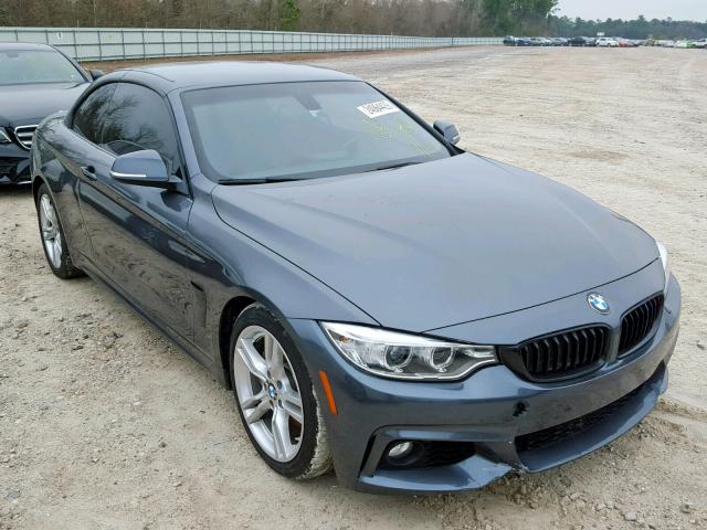 WBA3T3C51FP738691 - 2015 BMW 435 I GRAY photo 1