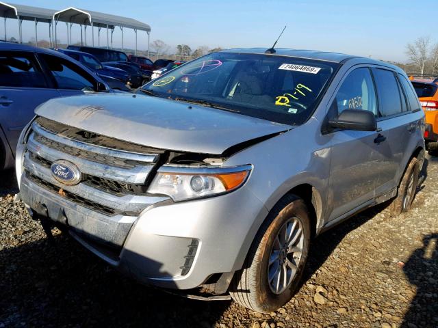 2FMDK3GC1DBC16727 - 2013 FORD EDGE SE BLACK photo 2