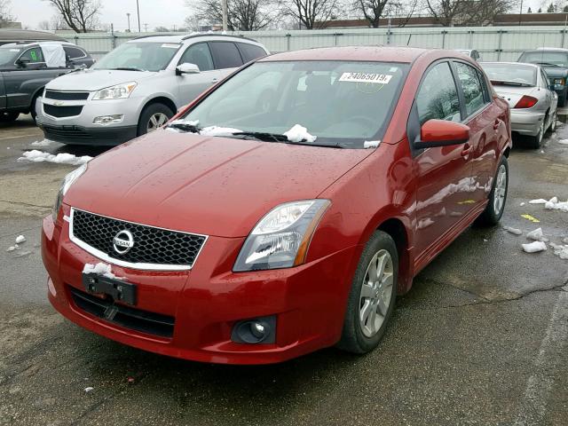 3N1AB6AP7AL729231 - 2010 NISSAN SENTRA 2.0 RED photo 2