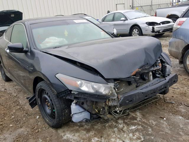 1HGCS22878A801862 - 2008 HONDA ACCORD EXL BLACK photo 1