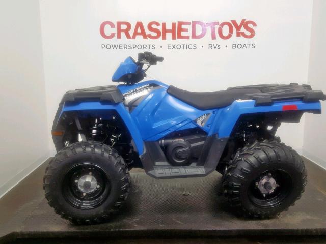 4XASEA502HA648736 - 2017 POLARIS SPORTSMAN BLUE photo 3