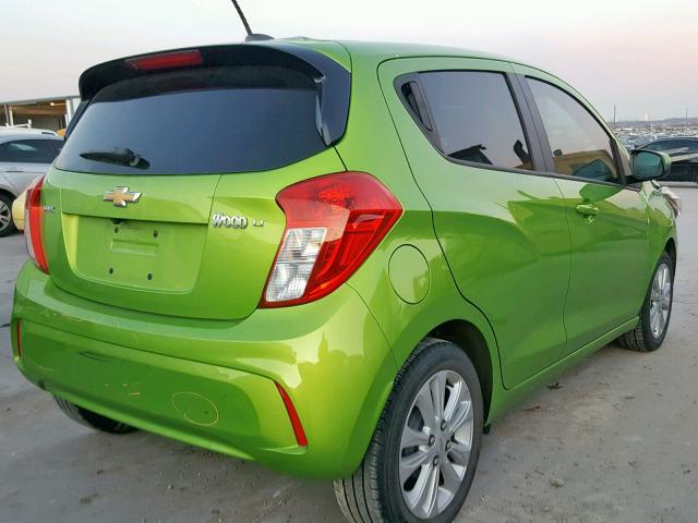 KL8CD6SA6GC539489 - 2016 CHEVROLET SPARK 1LT GREEN photo 4