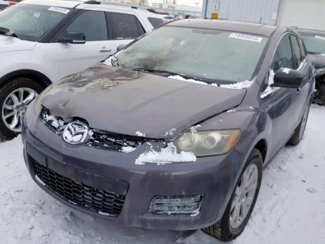 JM3ER29L970130834 - 2007 MAZDA CX-7 GRAY photo 2