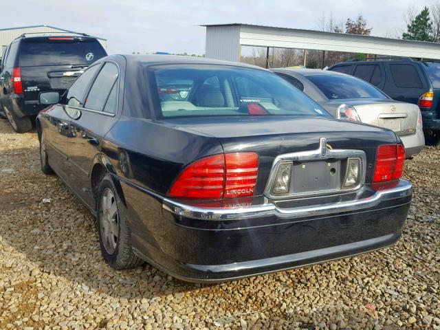 1LNHM86S72Y688920 - 2002 LINCOLN LS BLACK photo 3