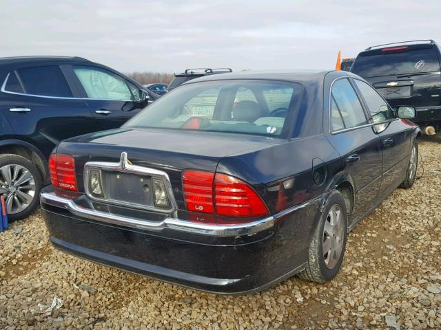 1LNHM86S72Y688920 - 2002 LINCOLN LS BLACK photo 4