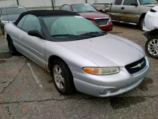 3C3EL55H2YT230196 - 2000 CHRYSLER SEBRING JX SILVER photo 1