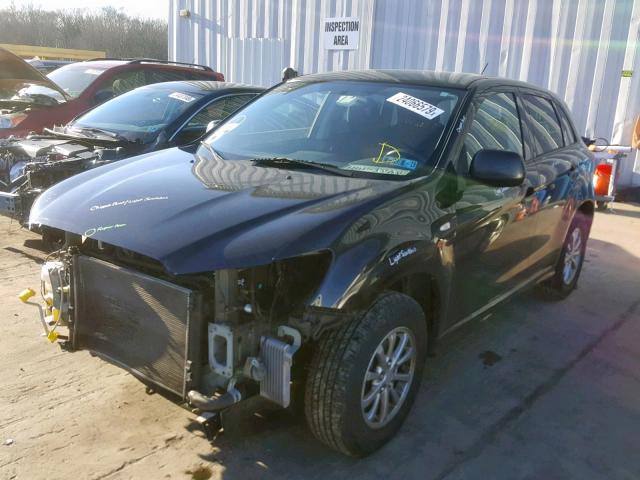 JA4AP3AU5CZ005725 - 2012 MITSUBISHI OUTLANDER BLACK photo 2