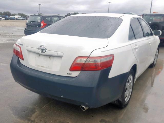 4T1BE46K57U711864 - 2007 TOYOTA CAMRY NEW WHITE photo 4