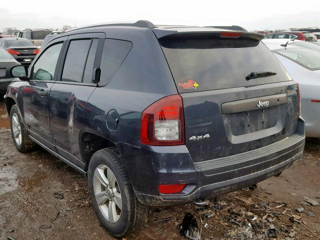 1C4NJDBB8ED537109 - 2014 JEEP COMPASS SP ნაცრისფერი ფოტო 3