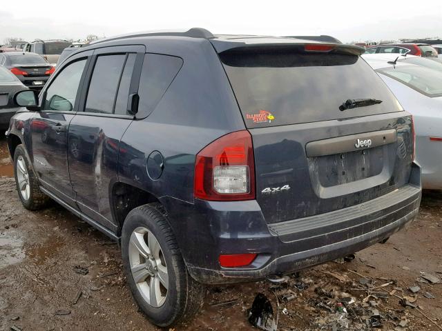 1C4NJDBB8ED537109 - 2014 JEEP COMPASS SP GRAY photo 3