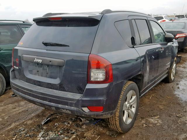 1C4NJDBB8ED537109 - 2014 JEEP COMPASS SP ნაცრისფერი ფოტო 4
