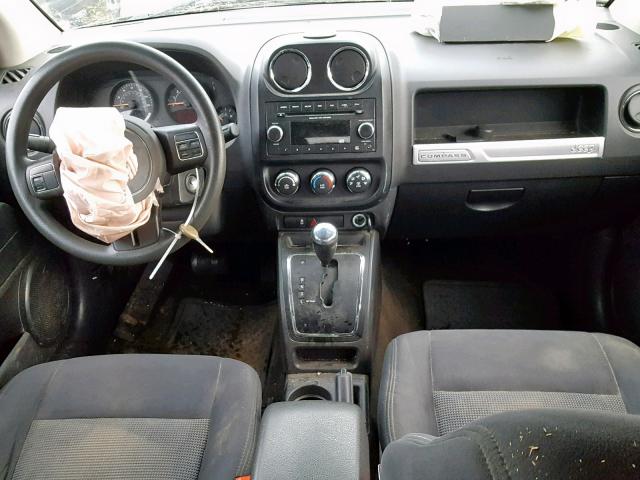 1C4NJDBB8ED537109 - 2014 JEEP COMPASS SP ნაცრისფერი ფოტო 9