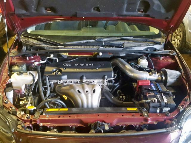 JTKDE167180240014 - 2008 SCION TC BURGUNDY photo 7