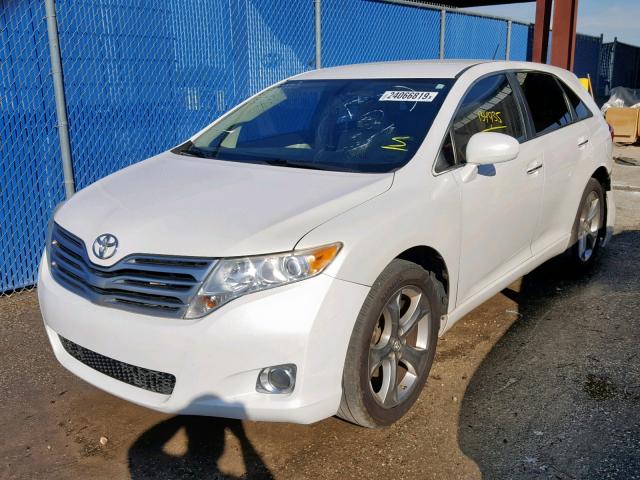 4T3ZK11A09U004976 - 2009 TOYOTA VENZA BASE WHITE photo 2