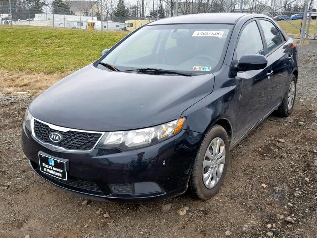 KNAFU4A27C5624193 - 2012 KIA FORTE EX BLACK photo 2