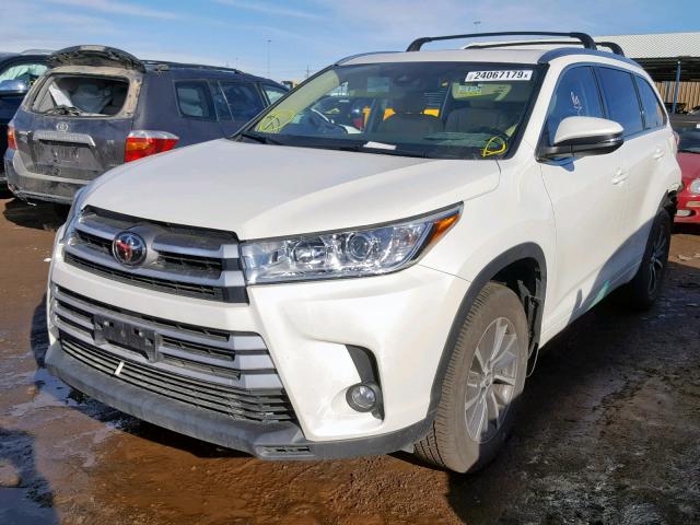5TDJZRFH2JS548351 - 2018 TOYOTA HIGHLANDER თეთრი ფოტო 2