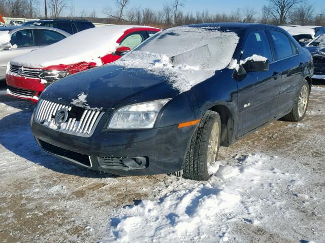 3MEHM08Z87R655221 - 2007 MERCURY MILAN PREM BLACK photo 2