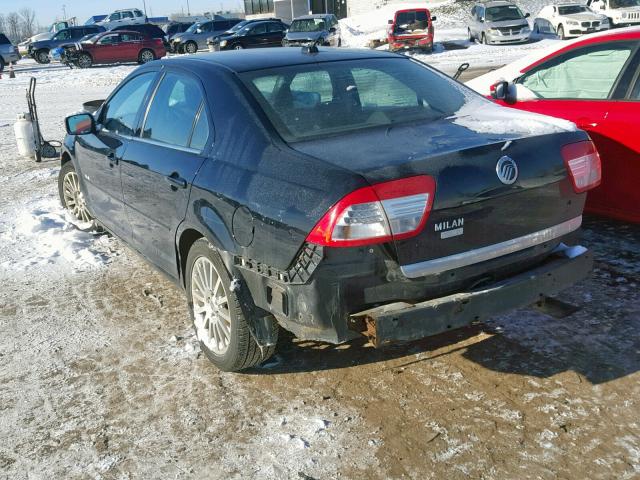 3MEHM08Z87R655221 - 2007 MERCURY MILAN PREM BLACK photo 3