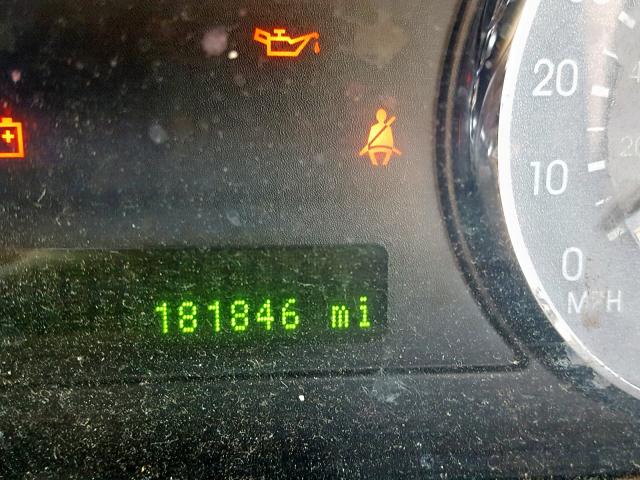 3MEHM08Z87R655221 - 2007 MERCURY MILAN PREM BLACK photo 8