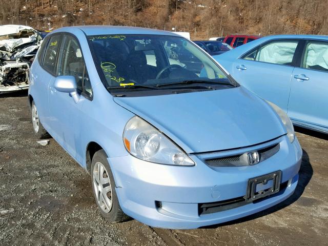 JHMGD37458S036732 - 2008 HONDA FIT BLUE photo 1