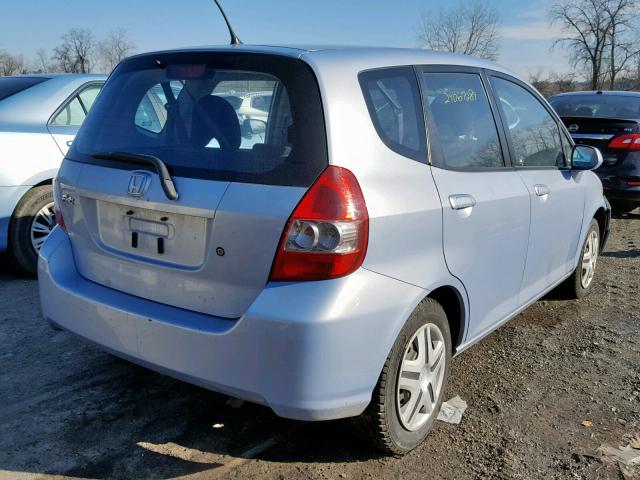 JHMGD37458S036732 - 2008 HONDA FIT BLUE photo 4