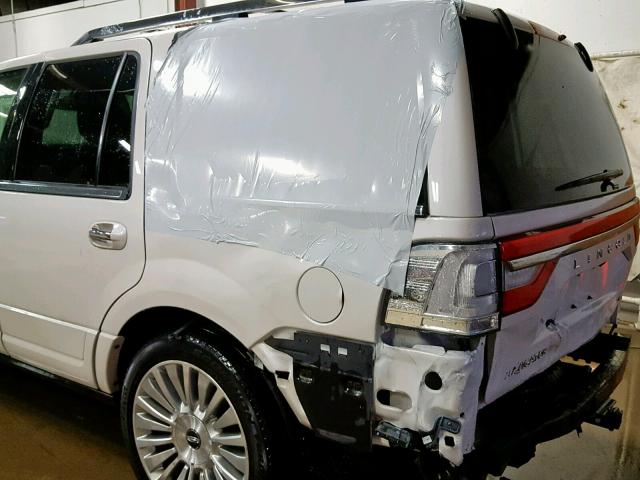 5LMJJ2JT4FEJ06347 - 2015 LINCOLN NAVIGATOR 白色 照片 9