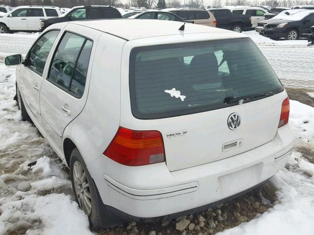 9BWGL61J744027944 - 2004 VOLKSWAGEN GOLF GLS WHITE photo 3