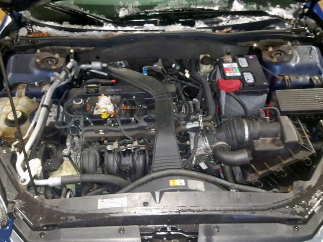 3FAHP07Z16R199609 - 2006 FORD FUSION SE BLUE photo 7