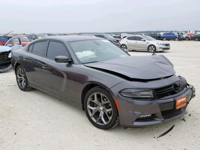 2C3CDXHG3GH146690 - 2016 DODGE CHARGER SX SILVER photo 1