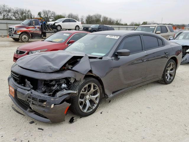 2C3CDXHG3GH146690 - 2016 DODGE CHARGER SX SILVER photo 2