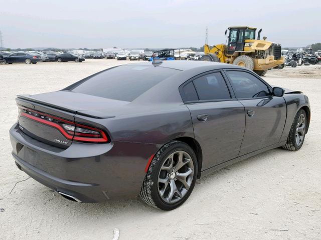 2C3CDXHG3GH146690 - 2016 DODGE CHARGER SX SILVER photo 4