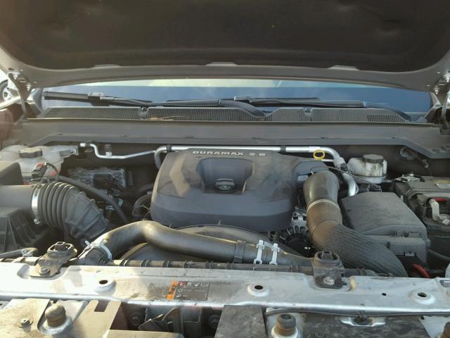 1GCGSCE15G1285262 - 2016 CHEVROLET COLORADO L GRAY photo 7