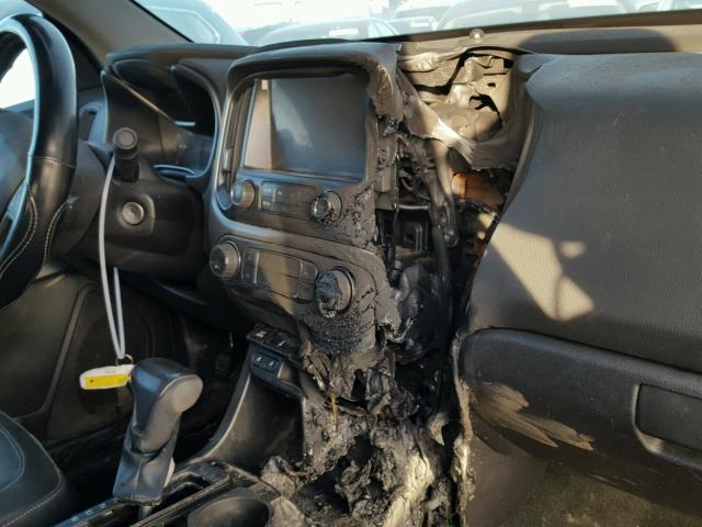 1GCGSCE15G1285262 - 2016 CHEVROLET COLORADO L GRAY photo 9