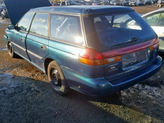 4S3BK4359W7312254 - 1998 SUBARU LEGACY L GREEN photo 3