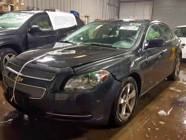 1G1ZC5E18BF349364 - 2011 CHEVROLET MALIBU 1LT შავი ფოტო 2