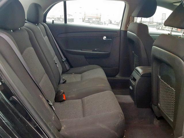 1G1ZC5E18BF349364 - 2011 CHEVROLET MALIBU 1LT შავი ფოტო 6
