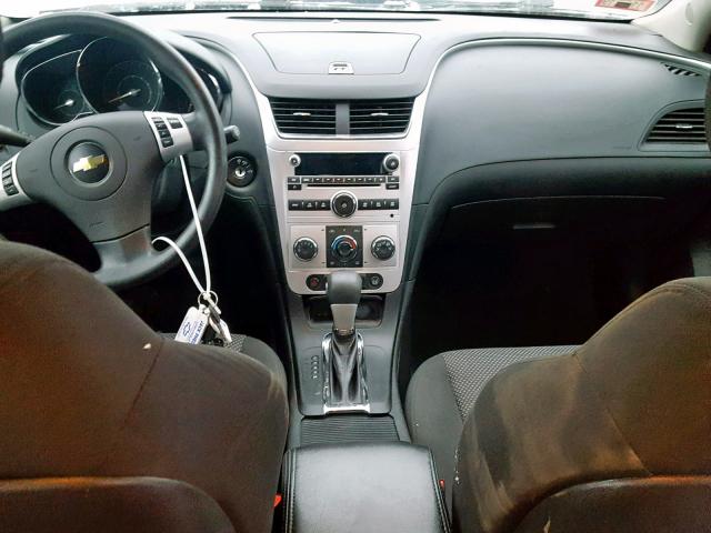 1G1ZC5E18BF349364 - 2011 CHEVROLET MALIBU 1LT შავი ფოტო 9