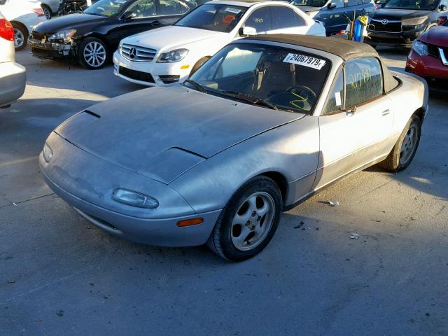 JM1NA3510N0306547 - 1992 MAZDA MX-5 MIATA SILVER photo 2