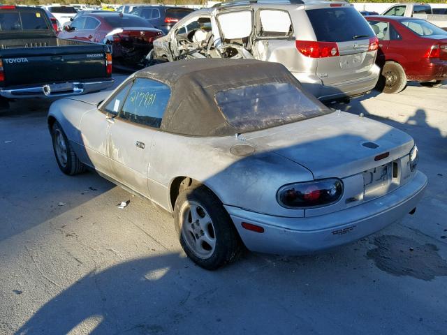 JM1NA3510N0306547 - 1992 MAZDA MX-5 MIATA SILVER photo 3