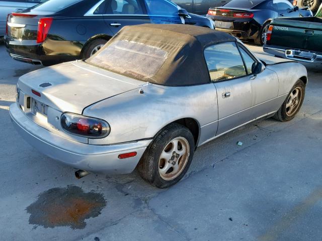 JM1NA3510N0306547 - 1992 MAZDA MX-5 MIATA SILVER photo 4