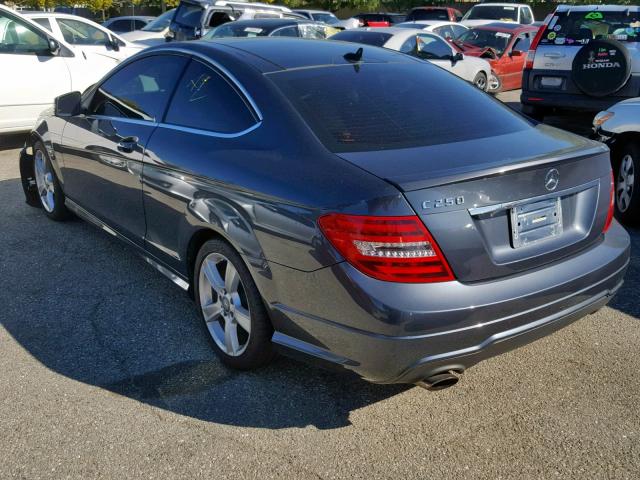 WDDGJ4HB6FG404029 - 2015 MERCEDES-BENZ C 250 CHARCOAL photo 3