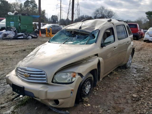 3GNDA13D98S541840 - 2008 CHEVROLET HHR LS TAN photo 2