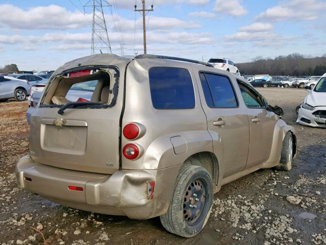 3GNDA13D98S541840 - 2008 CHEVROLET HHR LS TAN photo 4