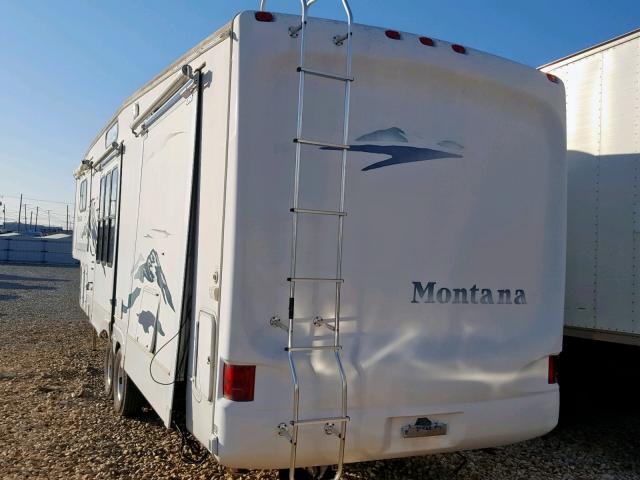 4YDF368234D508646 - 2004 KEYSTONE MONTANA WHITE photo 3