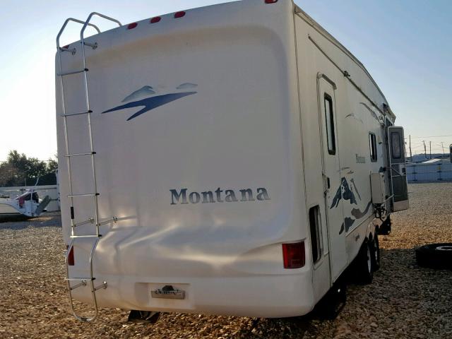 4YDF368234D508646 - 2004 KEYSTONE MONTANA WHITE photo 4