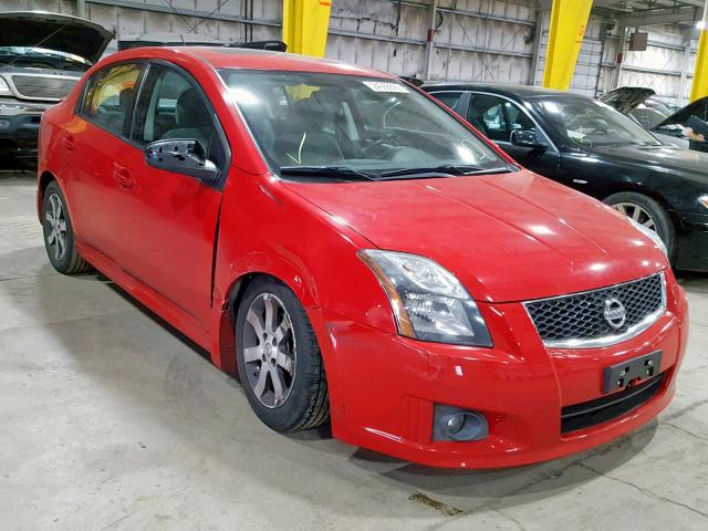 3N1AB6AP9CL706391 - 2012 NISSAN SENTRA 2.0 RED photo 1